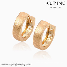 92011 Fashion Hot Selling Simple 18k Gold-Plated Jewelry Earring Huggie on Promotion Price